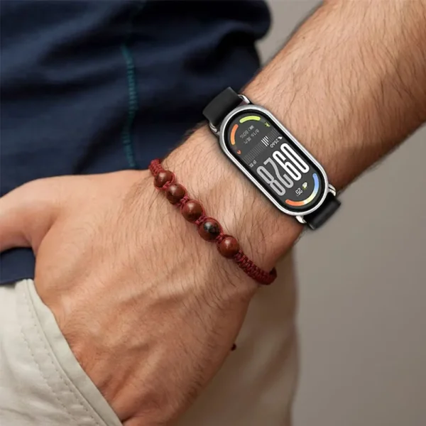 Silicone strap Tech-Protect iconband for Xiaomi Smart Band 8/9/10/NFC, black 3
