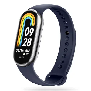 Silicone strap Tech-Protect iconband for Xiaomi Smart Band 8/9/10/NFC, dark blue