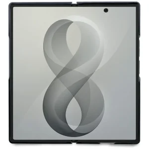 Калъф Guess Ring Stand Grained Classic Logo, съвместим с MagSafe за Samsung Galaxy Z Fold8 Ultra, бежов 4