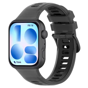 Каишка Techsuit Watchband (W084) за Huawei Watch Fit 3 / Fit 4 / Fit 4 Pro / Fit 5 / Fit 5 Pro, черен