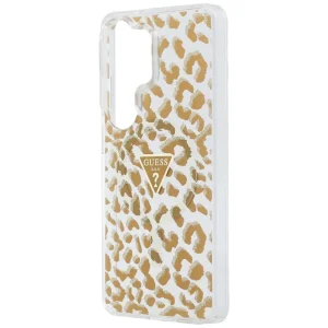Калъф Guess IML Leopard Print Triangle, съвместим с MagSafe за Samsung Galaxy S26 Ultra, кафяв 5
