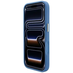 Калъф Guess 4G Embossed Classic, съвместим с MagSafe за iPhone 18 Pro Max, син 5