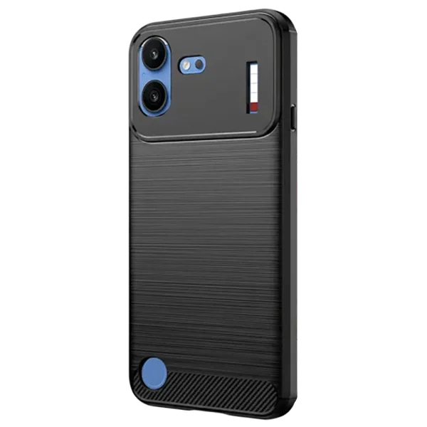 Techsuit Carbon Silicone Case for Nothing Phone (4b), black 2