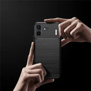 Techsuit Carbon Silicone Case for Nothing Phone (4b), black 4