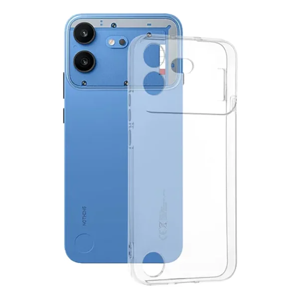 Techsuit Clear Silicone Case for Nothing Phone (4b), transparent 2
