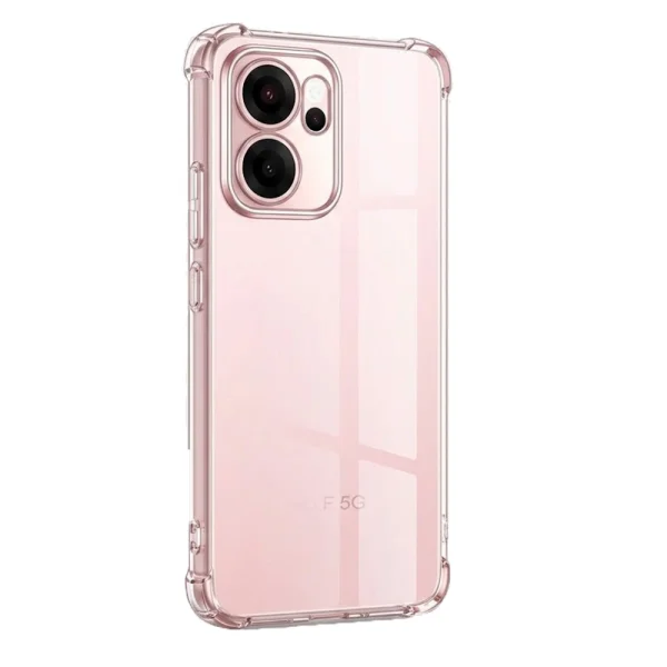 Калъф Techsuit Shockproof Clear Silicone за Oppo Reno14 F / Reno14 FS 5G, прозрачен 3