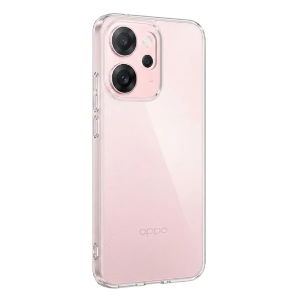 Калъф Techsuit Clear Silicone за Oppo Reno14 F / Reno14 FS 5G, прозрачен 1