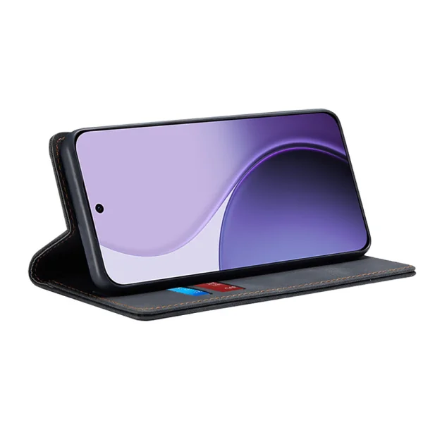 Калъф Тефтер Techsuit Confy Cover за Oppo Reno14 F / Reno14 FS 5G, черен 2