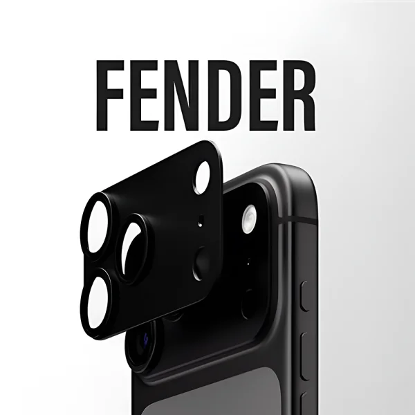 Стъклен протектор за камера PanzerGlass Hoops за iPhone 18 Pro Max, FENDER CLP, черен 3