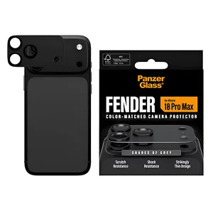 Стъклен протектор за камера PanzerGlass Hoops за iPhone 18 Pro Max, FENDER CLP, сив 3