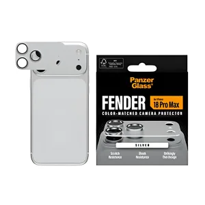 Стъклен протектор за камера PanzerGlass Hoops за iPhone 18 Pro Max, FENDER CLP, сребърен 3