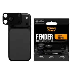 Стъклен протектор за камера PanzerGlass Hoops за iPhone 18 Pro, FENDER CLP, черен 5