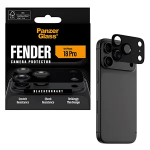 Стъклен протектор за камера PanzerGlass Hoops за iPhone 18 Pro, FENDER CLP, черен 3