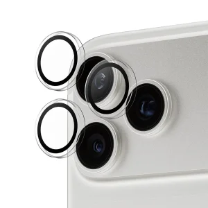 Стъклен протектор за камера PaznerGlass Hoops за iPhone 17 Pro / 17 Pro Max / 18 Pro / 18 Pro Max Camera Lens Protector, прозрачен