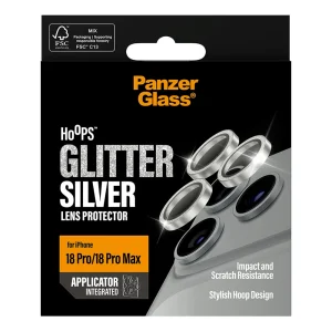 PanzerGlass Hoops Camera Glass Protector for iPhone 17 Pro / 17 Pro Max / 18 Pro / 18 Pro Max Camera Lens Protector, silver 4