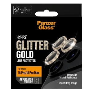 PanzerGlass Hoops Camera Glass Protector for iPhone 17 Pro / 17 Pro Max / 18 Pro / 18 Pro Max Camera Lens Protector, gold 6