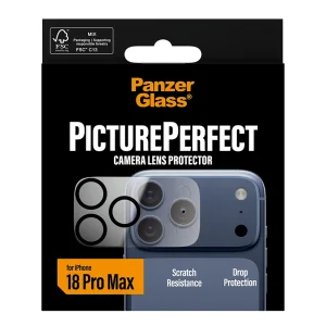 PanzerGlass PicturePerfect camera glass protector for iPhone 18 Pro Max, transparent 6
