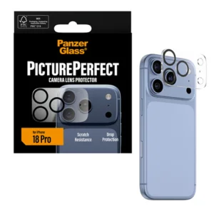 PanzerGlass PicturePerfect camera glass protector for iPhone 18 Pro, transparent 4