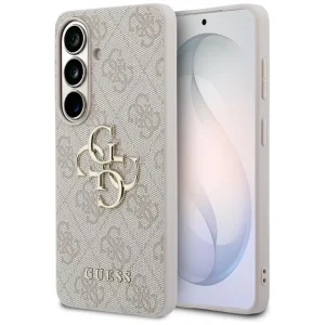Калъф Guess PU 4G Metal Logo Case за Samsung Galaxy S26, розов