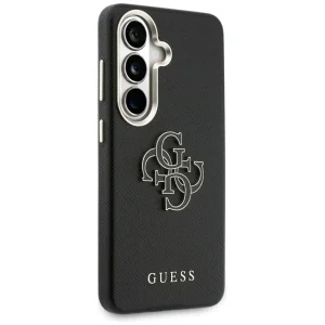 Гръб Guess PU Grained 4G Resin Metal Logo Case for Samsung Galaxy S26 - Black 4