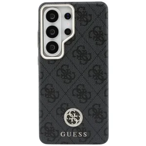 Гръб Guess PU Leather 4G Strass Logo Gold Frame Magnetic Case for Samsung Galaxy S26 Ultra - Black 2