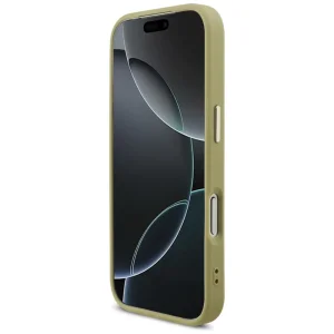 Калъф Guess PU Fixed Glitter 4G Metal Frame Case за iPhone 18 Pro, златен 5