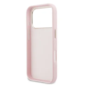 Калъф Guess PU Grained 4G Resin Metal Logo Case за iPhone 18 Pro, розов 6