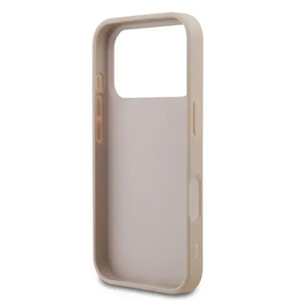 Калъф Guess PU 4G Stripe Case за iPhone 18 Pro, розов 6