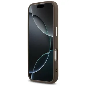 Калъф Guess 4G, съвместим с Magsafe Case за iPhone 18 Pro, кафяв 6