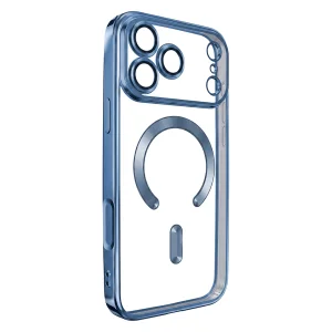 Case Color Chrome Mag case, compatible with Magsafe for iPhone 18 Pro Max, light blue 3