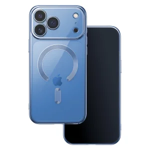 Case Color Chrome Mag case, compatible with Magsafe for iPhone 18 Pro Max, light blue