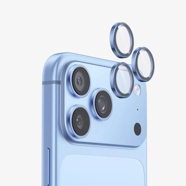 Стъклен Протектор за камера за iPhone 18 Pro, светлосин 1