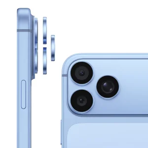 Стъклен Протектор за камера за iPhone 18 Pro, светлосин 2