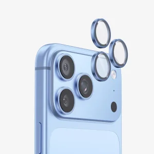 Стъклен Протектор за камера за iPhone 18 Pro, светлосин