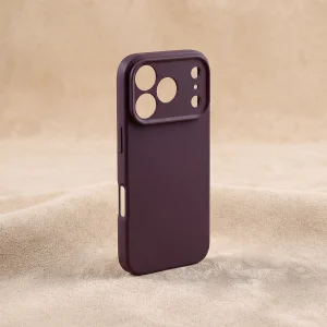Калъф Silicon за iPhone 18 Pro, тъмночервен 4