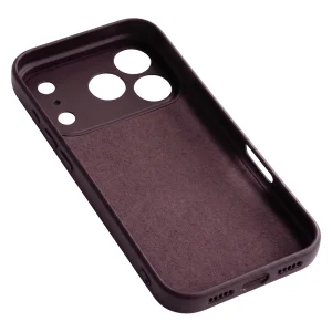 Калъф Silicon за iPhone 18 Pro, тъмночервен 3
