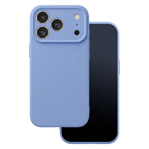 Калъф Silicon за iPhone 18 Pro, светлосин 1