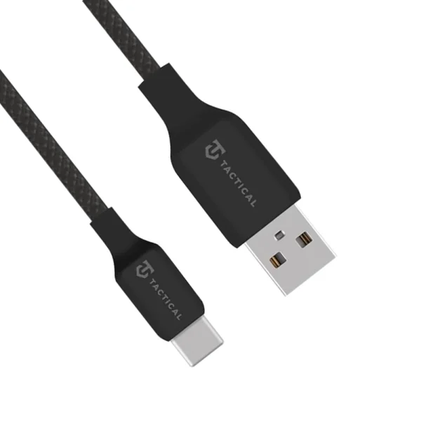 Кабел Tactical Stitch Thread, USB-A/USB-C, 1m, черен 2