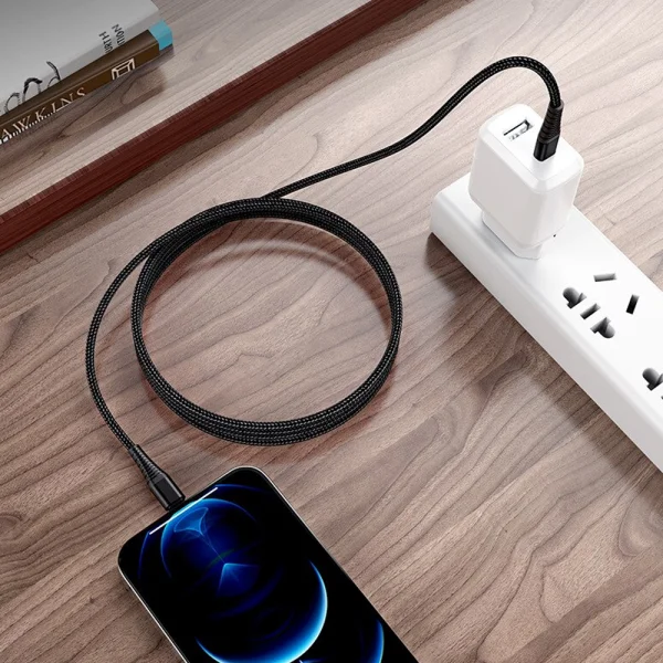 USB cable Borofone BX56 Delightful - Type C to Lightning - PD 20W 1m, Black 5