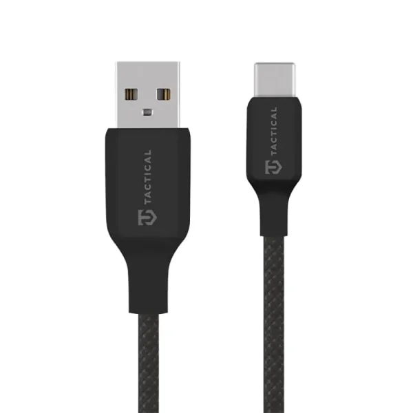 Кабел Tactical Stitch Thread, USB-A/USB-C, 2m, черен 1