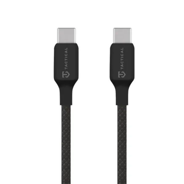 USB Cable Tactical Stitch Thread USB-C/USB-C 2m Black 1