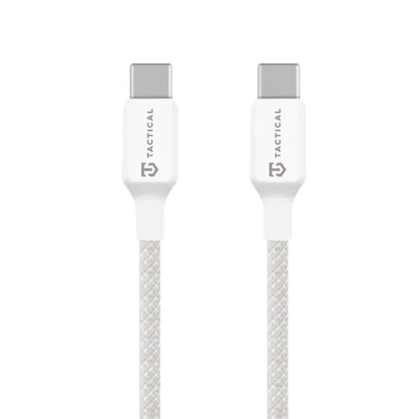 USB Cable Tactical Stitch Thread USB-C/USB-C 2m White 1