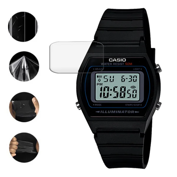 Hydrogel for watch Casio W202 1