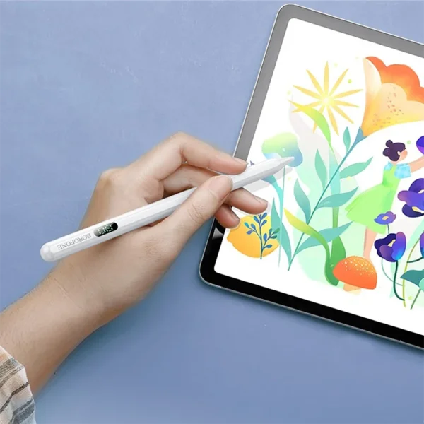Стилус Borofone Active Capactive Pen BG101 Universal, бял 6