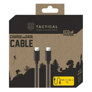 Кабел Tactical Smooth Thread, USB-C/USB-C, 2m, черен 3