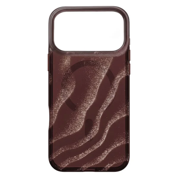 Tecto Shield Desert Case, compatible with Magsafe for iPhone 18 Pro Max, mahogany 2